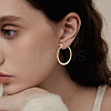5 Pairs 304 Stainless Steel Hoop Earrings EJEW-BBC0001-92-5