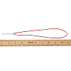 Waxed Cotton Cord Necklace Making MAK-BT0001-03-7