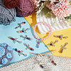 Dragonfly Pendant Stitch Markers HJEW-AB00297-5