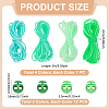 12M 4 Colors Hollow Pipe PVC Tubular Synthetic Rubber Cord RCOR-UN0001-02C-3