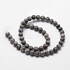 Natural Map Stone/Picasso Stone/Picasso Jasper Beads Strands G-G735-27-10mm-2