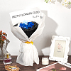 Pleated Gauze Yarn Flower Bouquets Wrapping Packaging DIY-WH0502-63-5