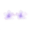 Flower Acrylic Bead Caps X-SACR-T017-51F-3
