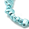 Baking Paint Electroplated Synthetic Non-magnetic Hematite Beads Strands G-H072-D01-01-3