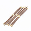Nylon Twisted Cord Bracelet Making MAK-T003-11G-1