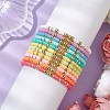 11Pcs 11 Colors Polymer Clay & Non-magnetic Synthetic Hematite Beaded Stretch Bracelets Kit BJEW-JB10679-2