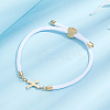 1pc Adjustable Nylon Cord Slider Bracelets for Women BJEW-LP0001-33X-G-3