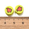Handmade Polymer Clay Beads CLAY-R006-04-3