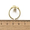 Brass Cuff Rings for Women RJEW-G347-16G-5