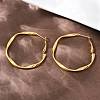 304 Stainless Steel Hoop Earrings EJEW-I320-25G-01-3