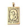 201 Stainless Steel Pendant STAS-B033-01G-21-1