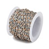 Brass Dapped Chains AJEW-Q153-02P-15-3