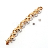 ABS Plastic Beaded Chain for DIY Keychains AJEW-WH0188-83-2