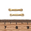 304 Stainless Steel Textured Bar Links Connector Charms STAS-A134-01B-G-3