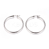 Tarnish Resistant 201 Stainless Steel Hoop Earrings EJEW-I232-02B-P-1
