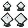 4Pcs 2 Styles Plastic 3D Floating Frame Display Holder ODIS-FS0001-02B-1