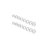Unicraftale 16Pcs 8 Size 201 Stainless Steel Grooved Finger Ring Settings STAS-UN0041-45-8