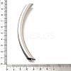Brass Curved Tube Beads KK-S508-45P-3