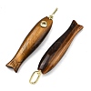 Natural Tiger Eye Carved Pendants GG-CBA8D06-01G-13-2