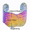 European and American Style 304 Stainless Steel Cuff Bangles for Women OR8331-3-1