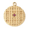 Ion Plating(IP) 304 Stainless Steel with Rhinestone Charms STAS-Q345-02G-01-1