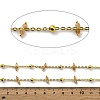 Handmade Faceted Natural Sunstone Beaded Chains CHC-L050-02G-05-2