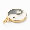 Brass Enamel Pendants KK-P200-11-4