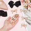 8Pcs 4 Styles Detachable Alloy Rhinestone Shoe Buckle Clips FIND-HY0003-90G-3