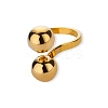 304 Stainless Steel Adjustable Cuff Rings for Women RJEW-B131-03A-1