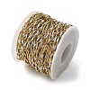 304 Stainless Steel Enamel Link Chains CHS-U003-01G-02-3