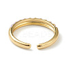 Brass Enamel Cuff Rings RJEW-H546-05-4