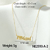 Mother's Day Brass Pendant Necklaces FS-WG67A5B-02-1