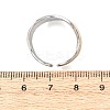 304 Stainless Steel Cuff Open Rings RJEW-H266-04A-GP-5