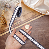10 Yards Polyester Grosgrain Ribbons OCOR-FG0003-46-3