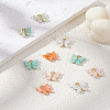 10Pcs 5 Colors Alloy Charms RESI-LP0001-26-1