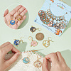 Alloy Enamel Pendant Stitch Markers HJEW-AB00326-3