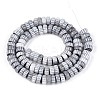 Handmade Millefiori Glass Beads Strands LAMP-T021-27B-03-2