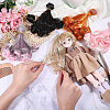 5Pcs 5 Styles High Temperature Fiber Long Pear Perm Hairstyle Doll Wig Hair DIY-GL0005-63C-5