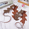 PU Leather Leaf Chain Belts for Women Ladies Dress AJEW-WH20060-15A-3