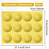 34 Sheets Well Done Self Adhesive Gold Foil Embossed Stickers DIY-WH0509-040-2