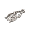Non-Tarnish 304 Stainless Steel Pendant Rhinestone Settings STAS-N103-42P-2