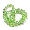 Electroplate Glass Beads Strands EGLA-K061-09A-AB01-2