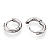 201 Stainless Steel Huggie Hoop Earrings STAS-S079-162B-3
