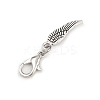 10Pcs Tibetan Style Alloy Shoe Charms HJEW-JM04169-03-6