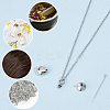 Stainless Steel Urn Ashes Necklace NJEW-CN0001-03P-6