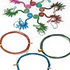 6M 3 Colors Copper Beading Wire for Jewelry Making CWIR-LP0001-13-3