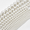 Eco-Friendly Plastic Imitation Pearl Beads Strands MACR-S285-8mm-05-4