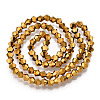 Electroplate Glass Bead Strands X-EGLA-R094-4mm-01-3