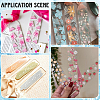 DIY Bookmark Making Kits. with Transparent Acrylic & Polyester Tassel Decoration DIY-SP0001-92D-5
