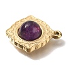 Natural Amethyst Pendants STAS-P371-009A-G-2